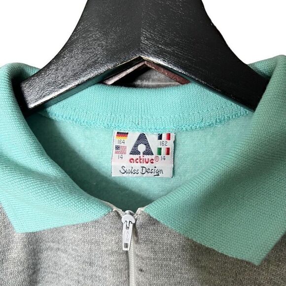 VTG 80s Swiss Design Fleece Track Suit 14 - Picture 4 of 8